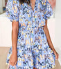 Robe Élégante à Imprimé Papillon pour Femmes