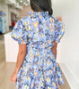 Robe Élégante à Imprimé Papillon pour Femmes