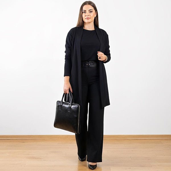Ensemble 3 Pièces avec Veste Longue pour Femmes - Emilia Lane