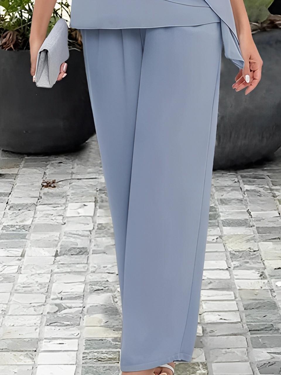 Ensemble Deux Pièces Élégant à Manches Volantes pour Femme | Idéal pour le Printemps