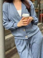 Ensemble Pantalon et Cardigan en Laine pour Femmes - Emilia Lane