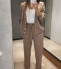 Ensemble Pantalon et Cardigan en Laine pour Femmes - Emilia Lane