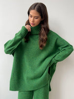 Ensemble pull à col roulé avec pantalon pour femme - Emilia Lane