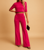Ensemble Top et Pantalon Tailleur pour Femmes - Emilia Lane