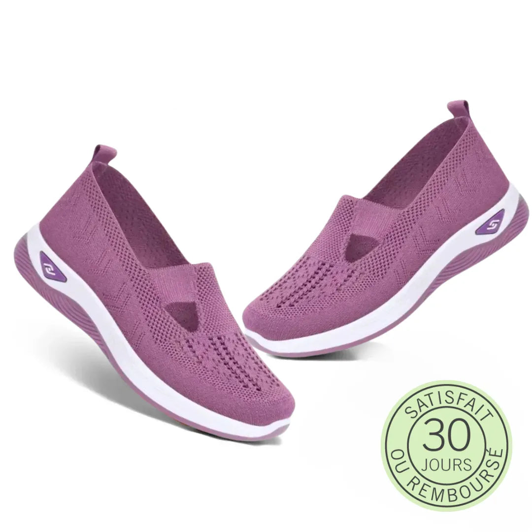 Basket Confortable et Légère Sans Lacets en Maille pour Femme