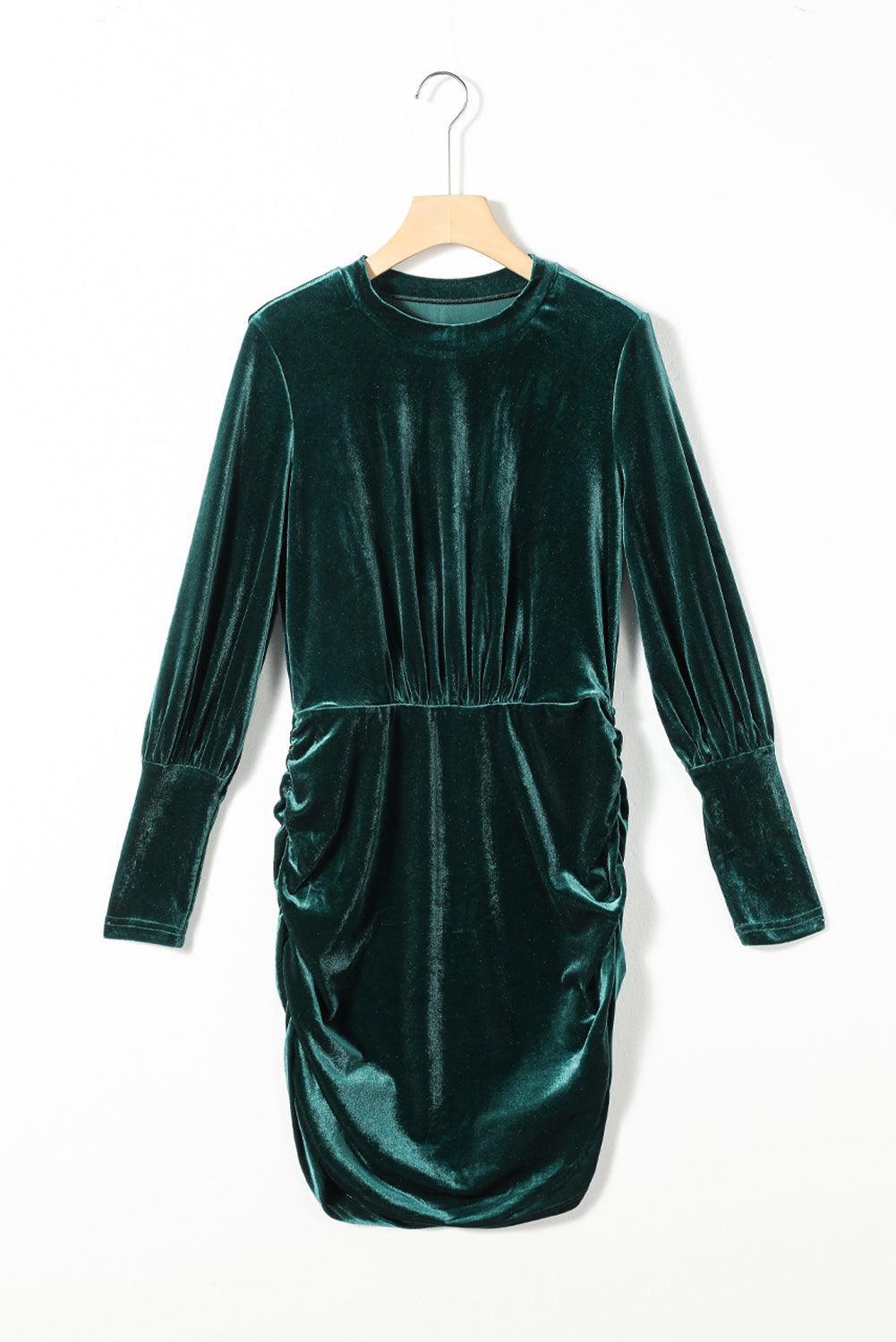 Robe Bodycon avec Manches Bouffantes pour Femmes