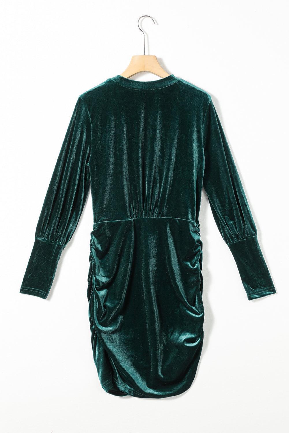Robe Bodycon avec Manches Bouffantes pour Femmes