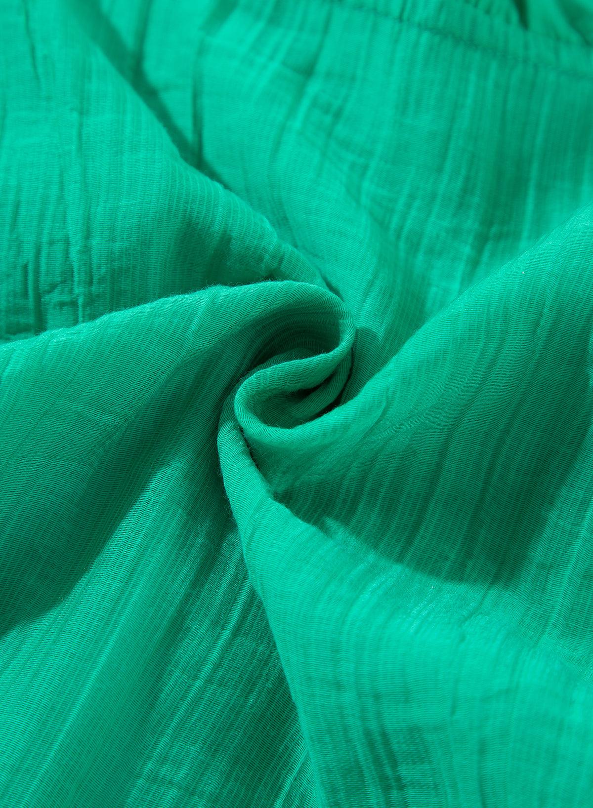 Robe Mini Franjée Décolleté en V pour Femmes