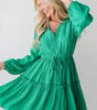 Robe Mini Franjée Décolleté en V pour Femmes