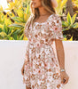 Robe Mini à Fleurs pour Femmes