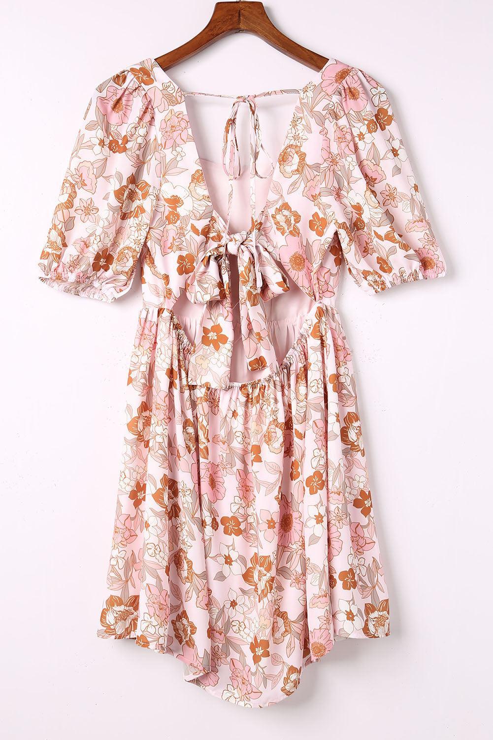 Robe Mini à Fleurs pour Femmes