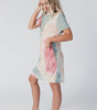 Robe T-shirt Oversized Drapée pour Femmes