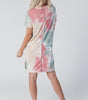 Robe T-shirt Oversized Drapée pour Femmes