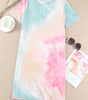 Robe T-shirt Oversized Drapée pour Femmes