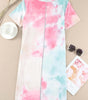 Robe T-shirt Oversized Drapée pour Femmes