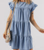 Robe en Denim A-ligne pour Femmes