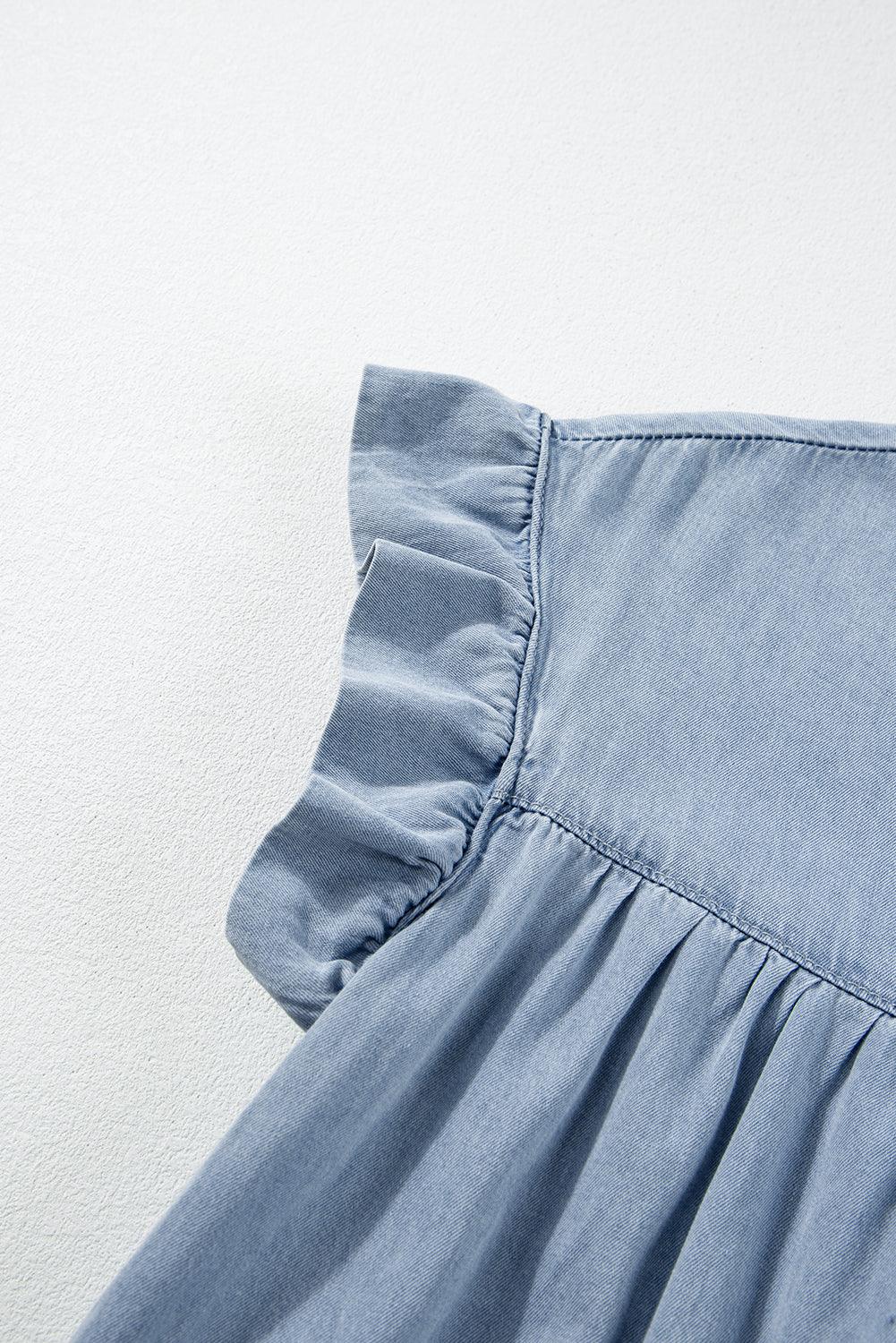 Robe en Denim A-ligne pour Femmes