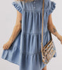Robe en Denim A-ligne pour Femmes