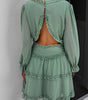 Robe à Volants Dos Nu pour Femmes