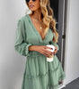 Robe à Volants Dos Nu pour Femmes