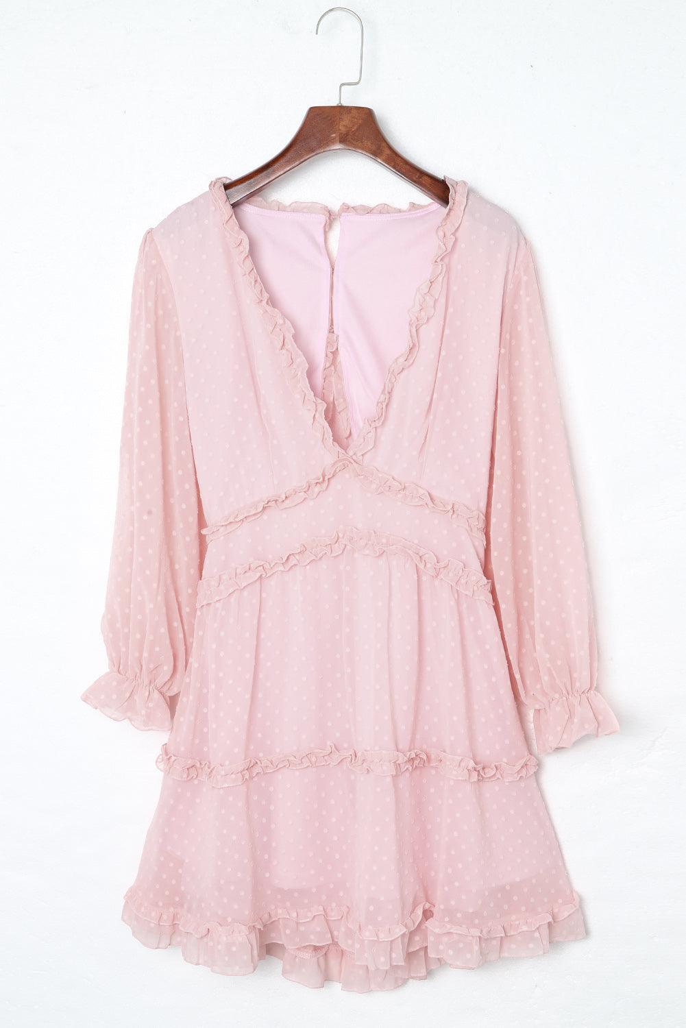 Robe à Volants Dos Nu pour Femmes