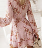 Robe à Volants Imprimée pour Femmes