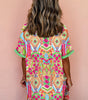 Robe Mini Imprimé Géométrique pour Femmes