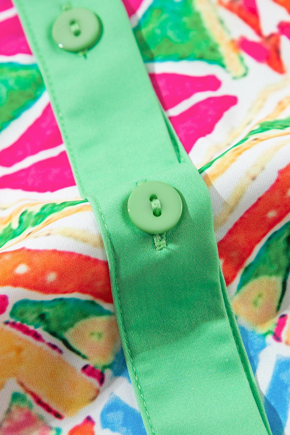 Robe Mini Imprimé Géométrique pour Femmes