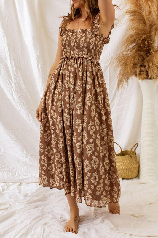 Robe Maxi à Fleurs pour Femmes