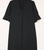 Robe Shift Manches Volantes pour Femmes