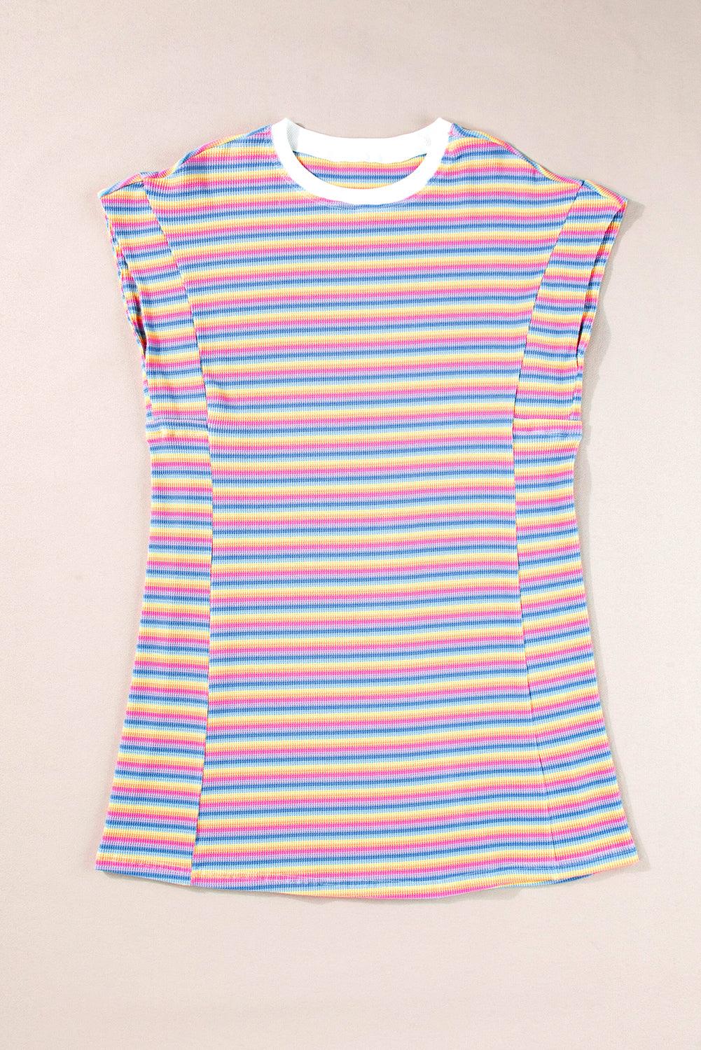Robe T-shirt à Col Rond pour Femmes