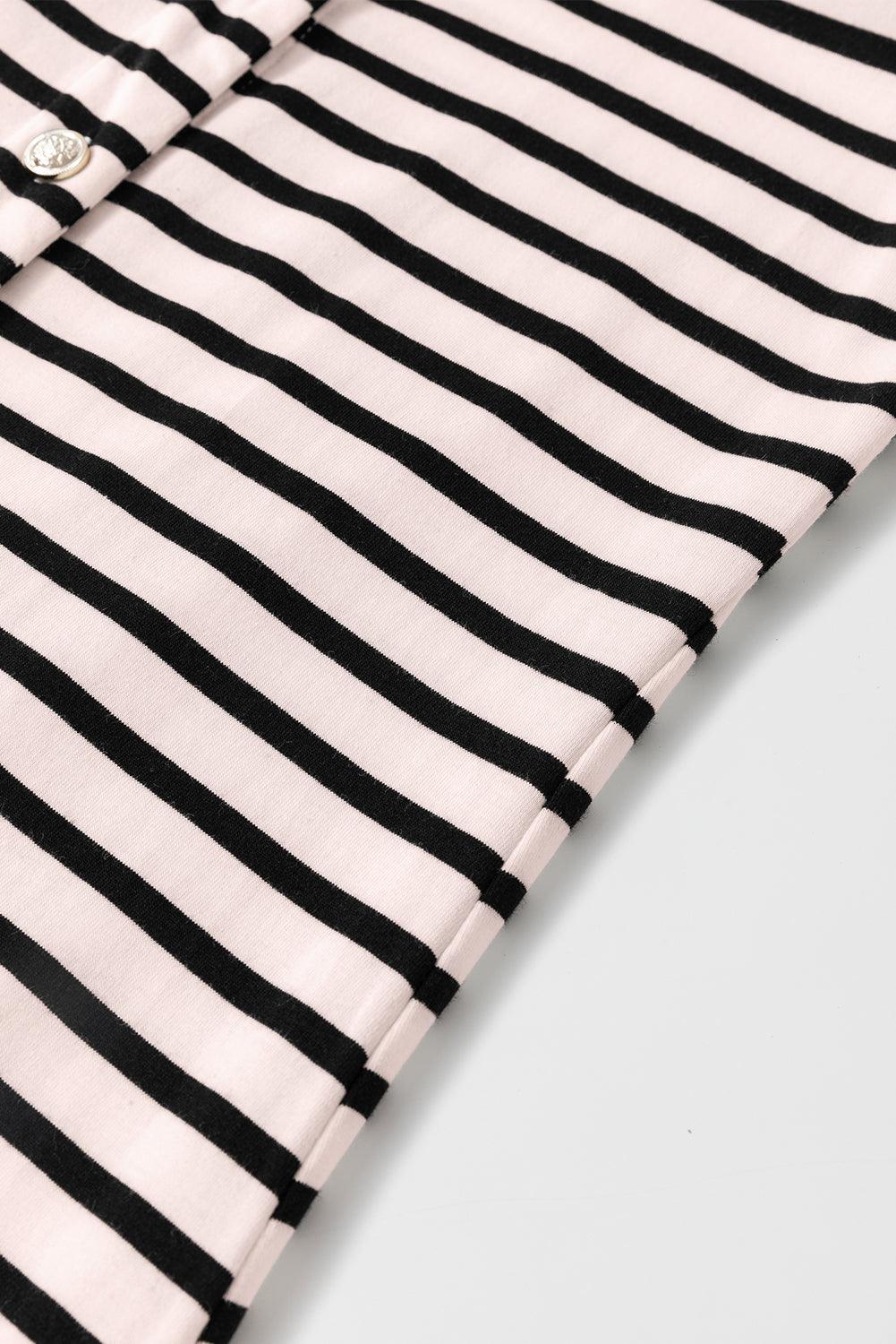 Robe Maxi Sans Manches Rayée pour Femmes