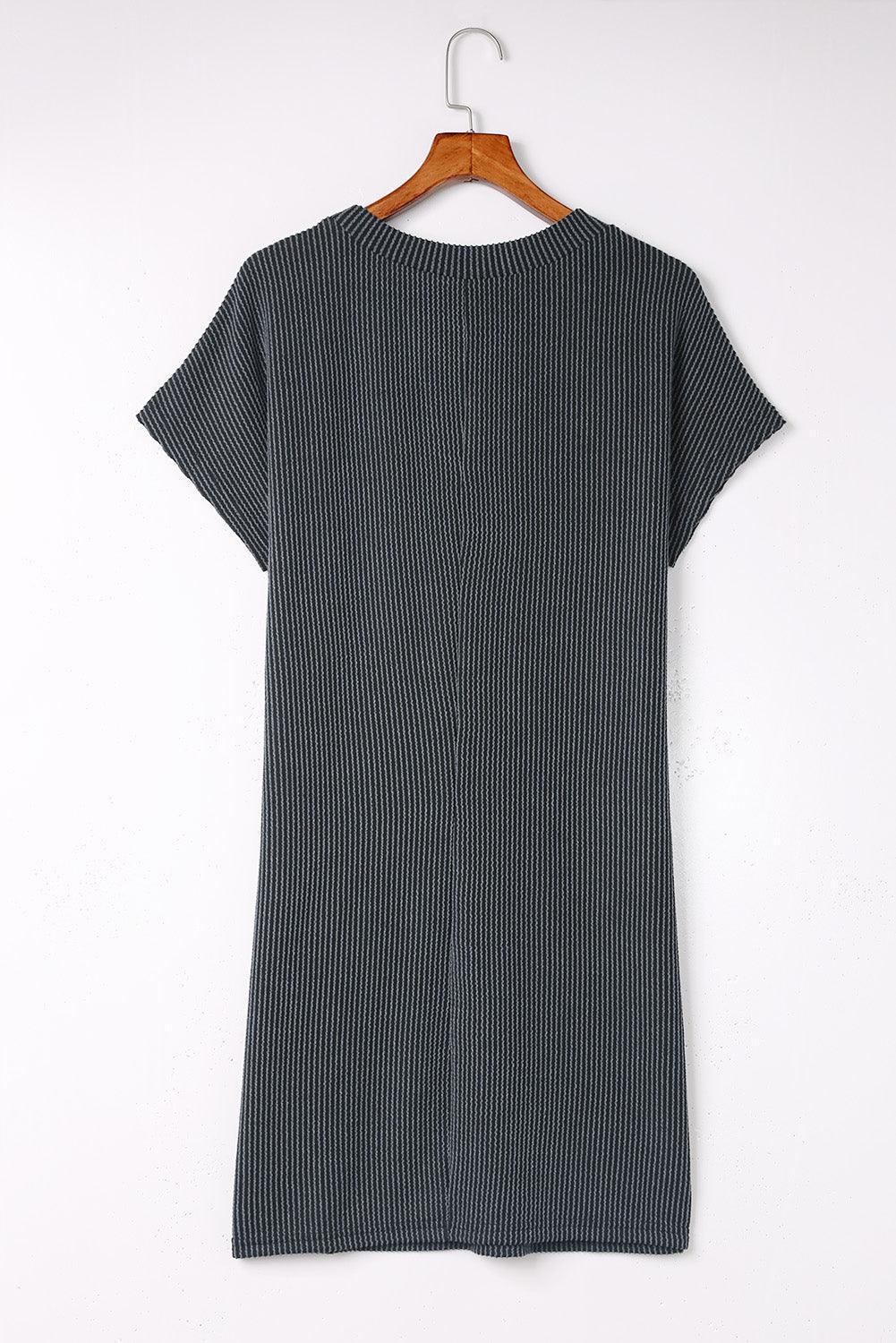 Robe T-shirt Rayée pour Femmes