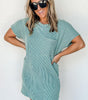 Robe T-shirt Rayée pour Femmes