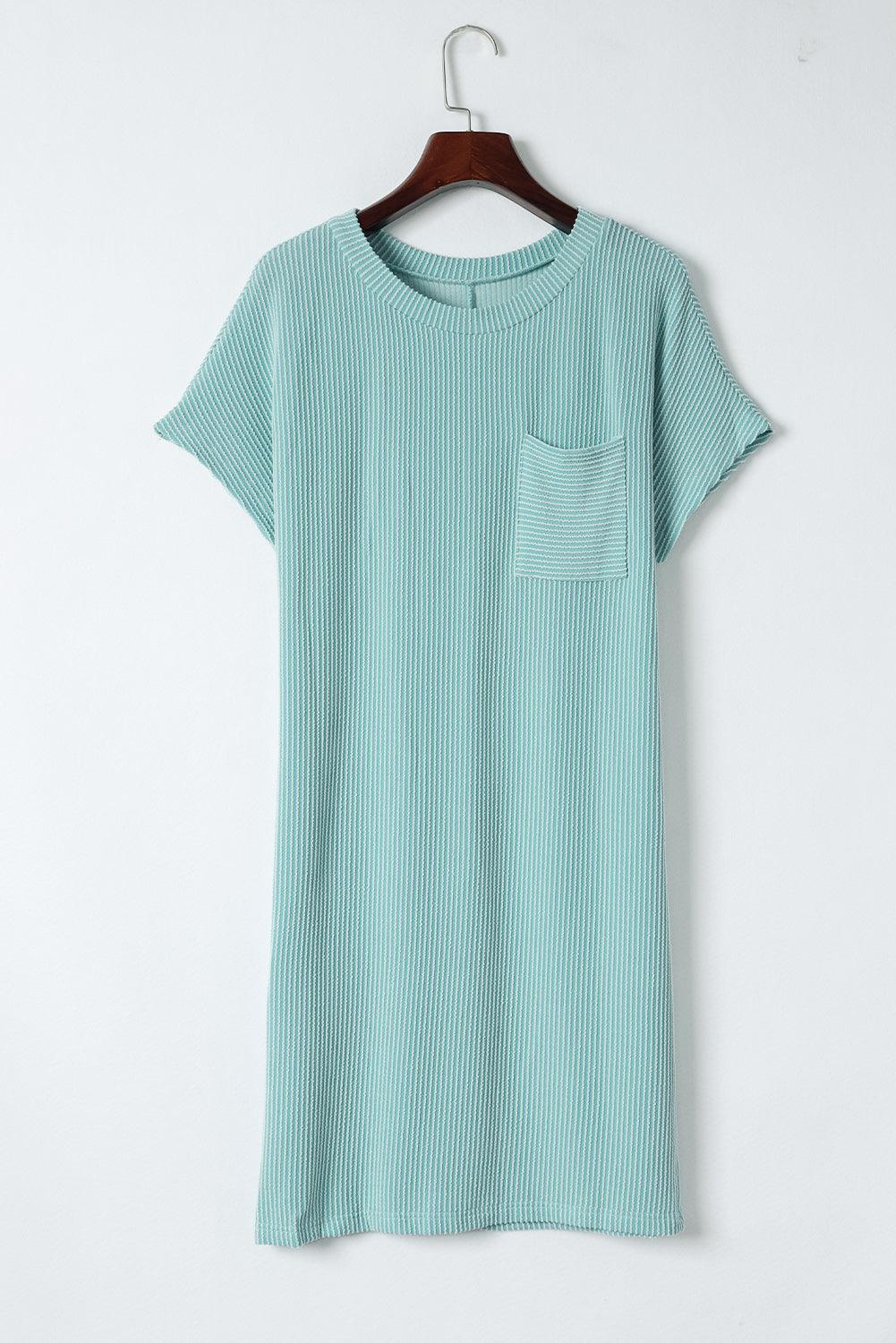 Robe T-shirt Rayée pour Femmes