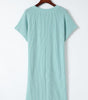 Robe T-shirt Rayée pour Femmes