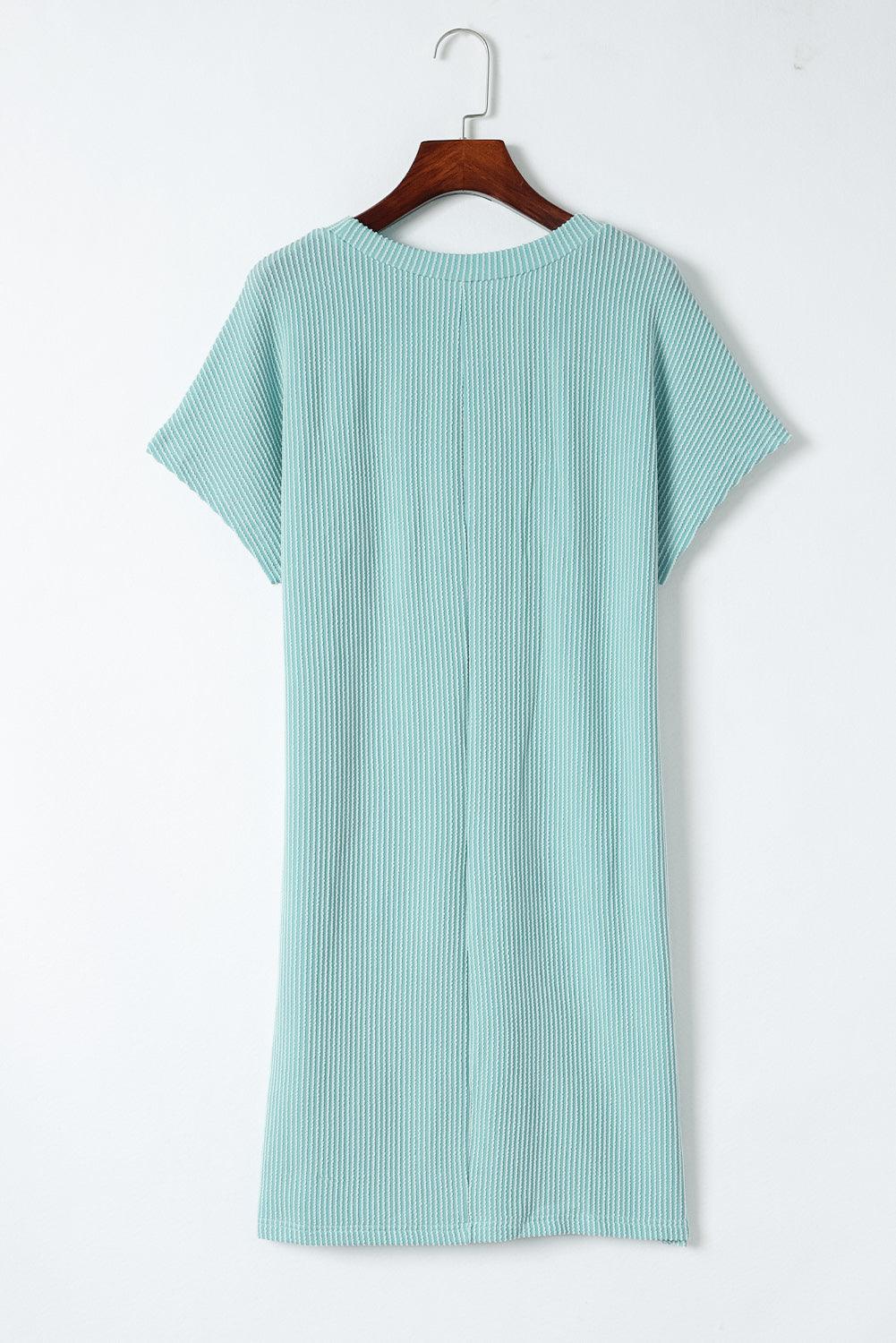 Robe T-shirt Rayée pour Femmes