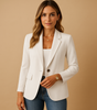 Blazer Classique Ajusté pour Femmes