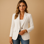 Blazer Classique Ajusté pour Femmes