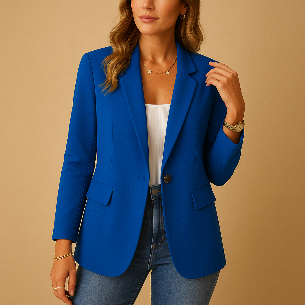 Blazer Classique Ajusté pour Femmes