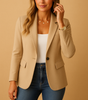 Blazer Classique Ajusté pour Femmes