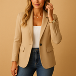 Blazer Classique Ajusté pour Femmes