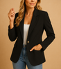 Blazer Classique Ajusté pour Femmes