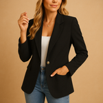 Blazer Classique Ajusté pour Femmes