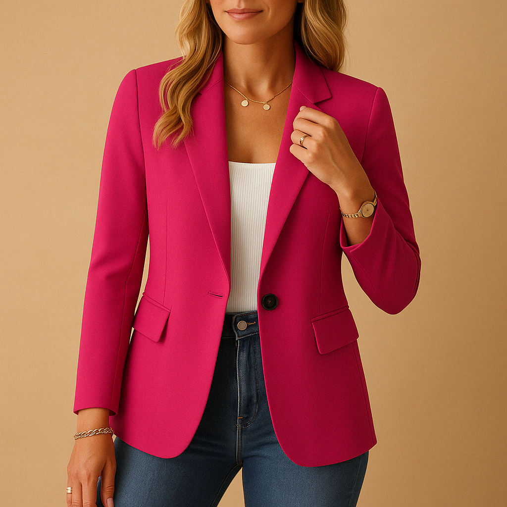 Blazer Classique Ajusté pour Femmes