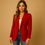 Blazer Classique Ajusté pour Femmes