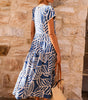 Robe Maxi à Volants pour Femmes