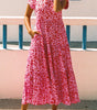 Robe Maxi à Volants pour Femmes