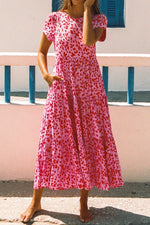 Robe Maxi à Volants pour Femmes