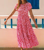 Robe Maxi à Volants pour Femmes